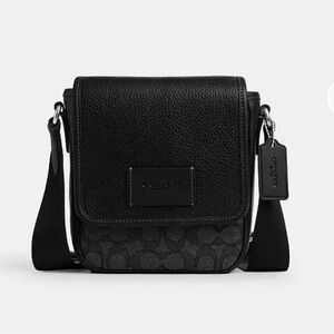 Coach Signature Jacquard Lucas Crossbody Bag